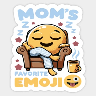 Relaxing Mom's Emoji Haven Sticker